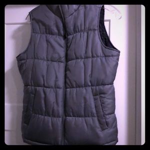 Gray Puffer Vest-Old Navy Brand